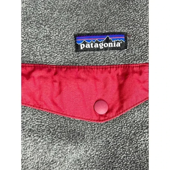 Patagonia Synchilla Snap-T Fleece Pullover Sweatshirt Men’s Small Nickel/Red - Picture 5 of 8
